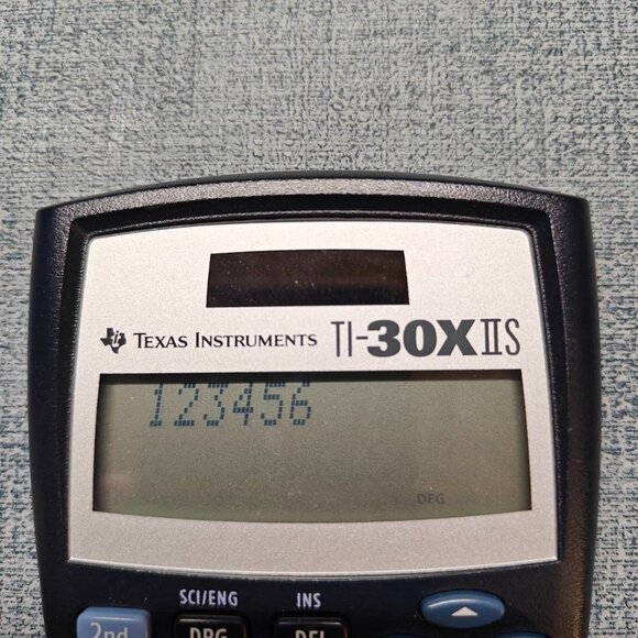 Texas Instruments TI-30X IIS Fundamental Scientific Calculator - Blue - Picture 2 of 4